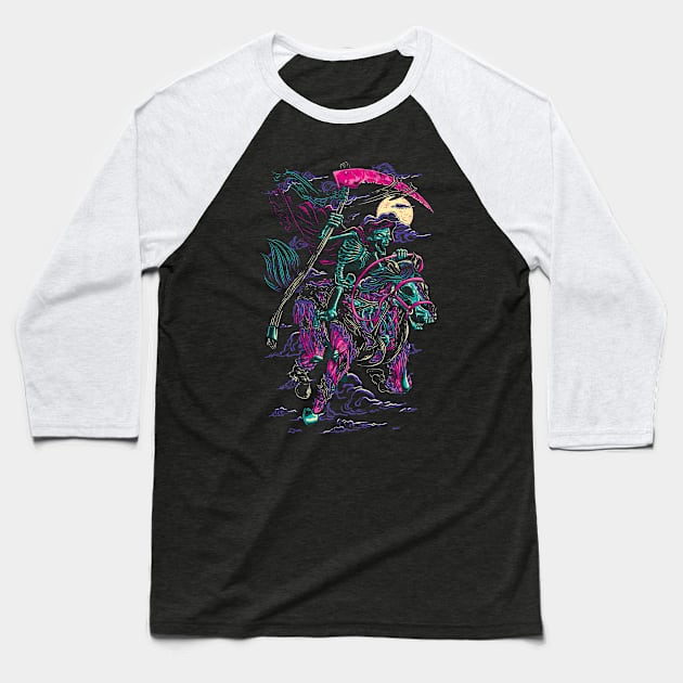 Death Rider Baseball T-Shirt by javirams